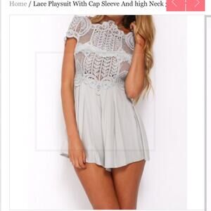 Selfie Leslie Hollywood Lace Jumpsuit